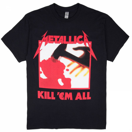 Metallica Kill 'Em All Album Cover & Tracks T-Shirt